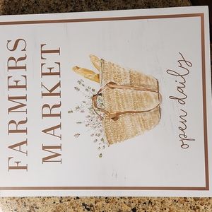 Farmers Market sign